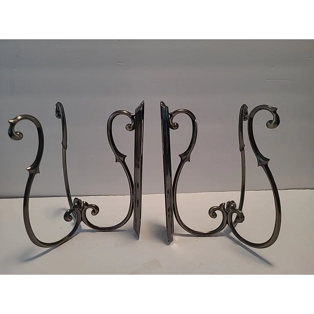 PartyLite Soliloquy‎ Scrolled Antique Brass 8.6" 2 Wall Sconces Retired P7773B - Picture 4 of 12